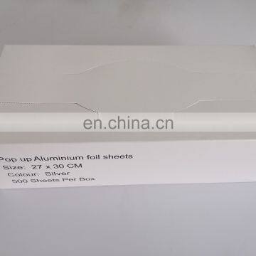 Hot Sales Takeaway Food Grade Aluminum Foil Wrapping Paper