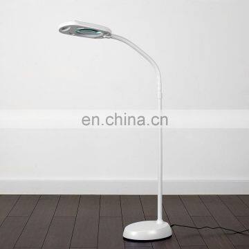 ODM Certificated Modern Adjustable Magnifying Floor Standing Reading Lamp photo-3