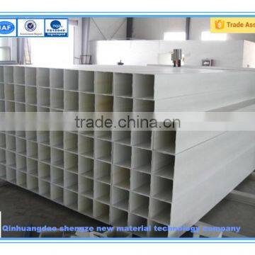 Pultruded Fiberglass Square FRP Tubes, grp square pipe, square tube