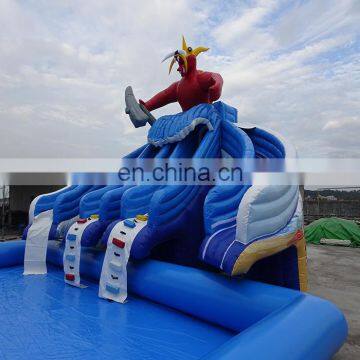 Giant Inflatable Pool Slide/tropical Inflatable Water Slide With Pool for Kids and Adults photo-6