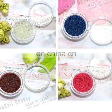 Mini Nail Art Glass Beads 3d Decoration Nail Caviare Clear Tiny Nail Jewelry photo-2