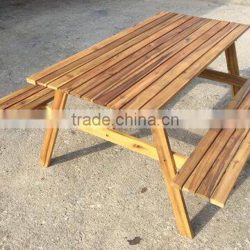 park bench - garden bech and table - outdoor wooden park furniture