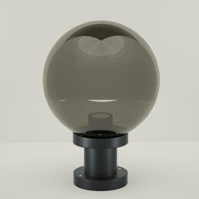 exterior outdoor LED garden acrylic globe pillar bollard lamp