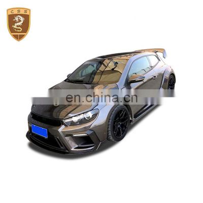 Wholesale Car Accessories Half Carbon Fiber Aspec Style Full Body Kit For Vw Scirocc