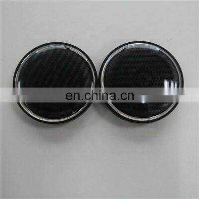 Blank Custom ABS Black Carbon 68MM Epoxy  Car Wheel Center Cover