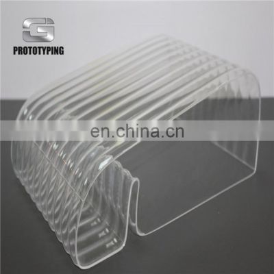 High clear 3d acrylic prototype/ acrylic rapid prototype 3d cnc machining/ 3d crystal service