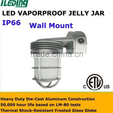 Ceiling or Wall Mounted, Universial Voltage 120-277V Led Vapor Tight Jelly Jar photo-1