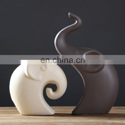 Big sales lover's elephant ceramic handmade craft