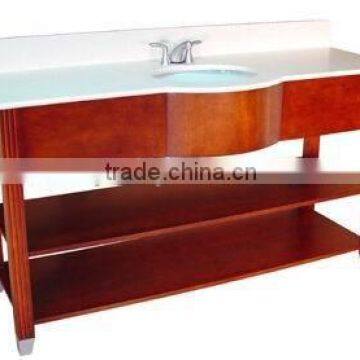 High Quality China Wood Vanity Cabinet Supplier photo-5