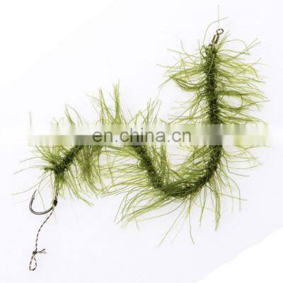 2#4#6#8# PE line Fishing Hooks Rigs European Carp Grass Fishing Hook