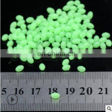 Wholesale luminous bead fishing tackle luya baits glowing  bead fluorescent soft bead