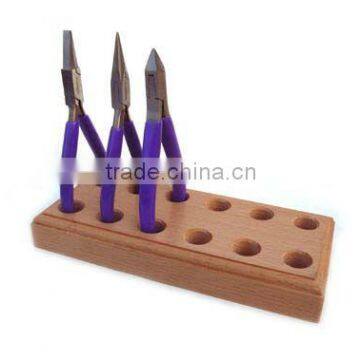 Tool holder wooden stand, stand for pliers