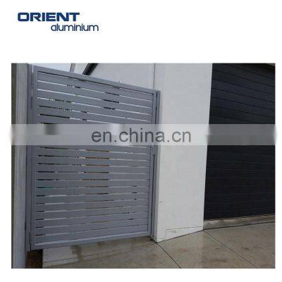China Manufacturer Aluminum Slat Fence Gate for House Garden