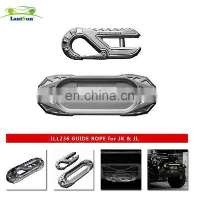 Silver Stainless Steel Car Winch 4x4 Roller Fairlead Car Parts JL1236 photo-2