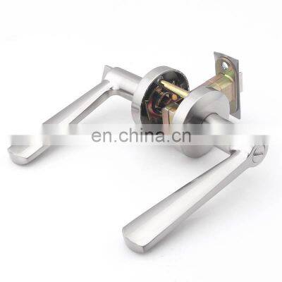 WG0012 High Security Home Bathroom Restroom Door Handle Lock With Key photo-5