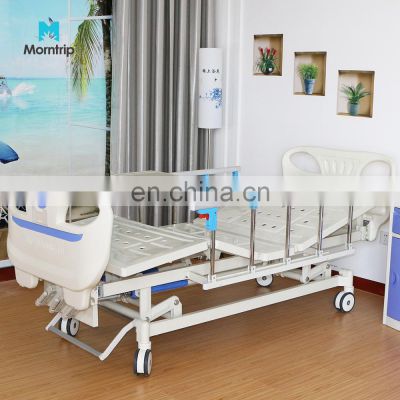 3 Function Homecare Steel Electric Manual Bariatric Adults Hospital Medical Patient Bed With Toilet