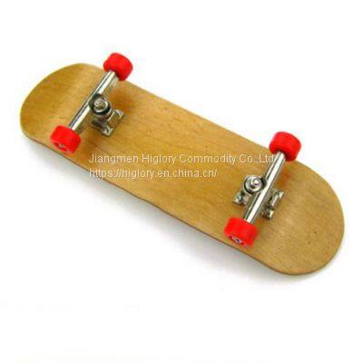 DIY Mini Wooden Skateboard 5layers Maple With Ball Bearings Children Adults Toy Sports Game Finger Skate Boards photo-3