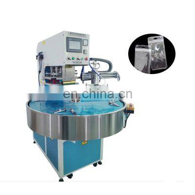 Semi Automatic Rotary Table Plastic High Frequency PVC Blister Pack Induction Heat Sealing Welding Machine for Blister Packing