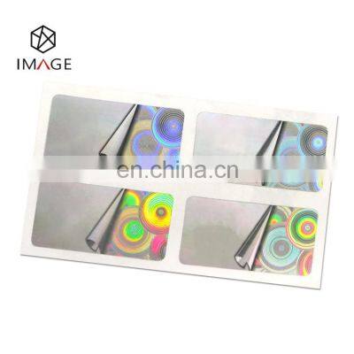 3D Custom Printed QR Code Anti-counterfeiting Laser Holographic Security Label