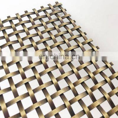 Stainless Steel Woven Metal Decorative Crimped Wire Mesh