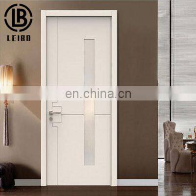 Wholesale Customized Excellent Soundproof Modern MDF Wooden Door With Glass photo-3