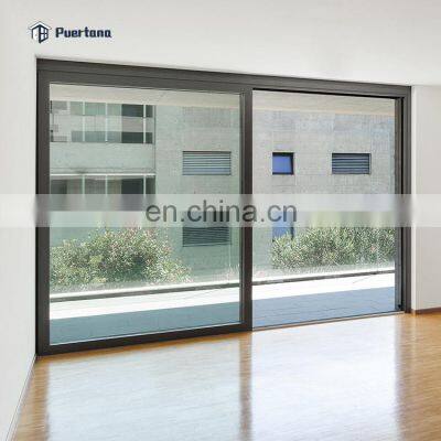 Large Heavy Duty Sliding Patio Doors / Hurricaneproof Aluminium Glass Lift And Slide Doors Wall Exterior