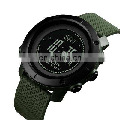 SKMEI 1418 ABS stainless steel case fast track sports watches functional digital hand watch alarm