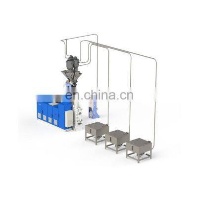 Liansu automatic extrusion material blending weighing processing System for Injection Production