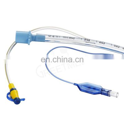 Cheap price disposable suction plus endotracheal tube with evacuation lumen