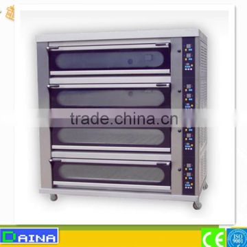 bakery machine baking oven electric gas deck oven