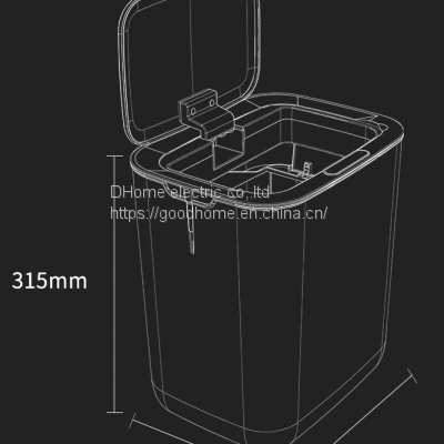 The New Cross-border Intelligent Trash Can is Fully Automatic Inductive Open Lid UV Blue Light （Wechat:13510231336） photo-2