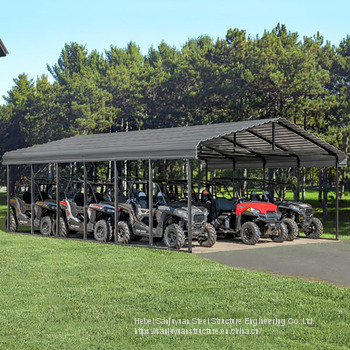 China Easy Installation Prefabricated Stainless Steel Structure Garage Building photo-3