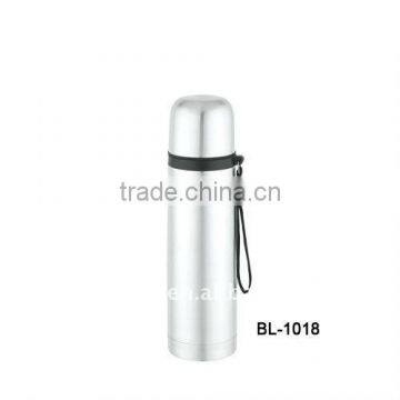 double wall stainless steel vacuum bottle with sling 350ml