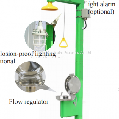 Stainless Steel Linkage Flip-top Explosion-proof Electric Tracing Compound Eyewash