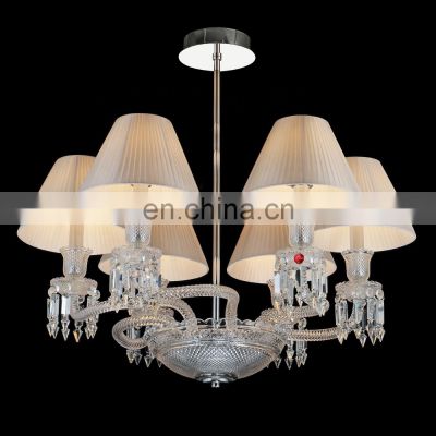 European luxury crystal chandelier modern large chandelier banquet hotel hall hanging decoration pendant light