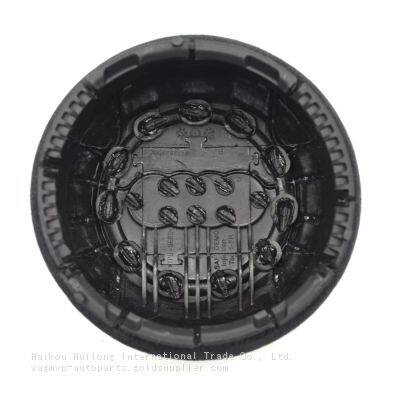 For Audi A4 B9 Alcantara Leather Steering Wheel Airbag Cover Trim Cover White/Black/Red Stitching photo-5