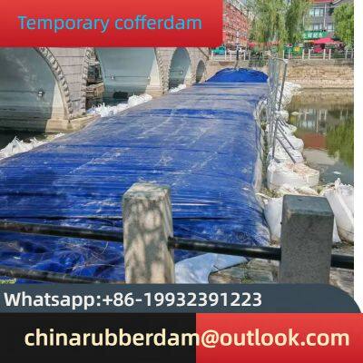 Shuiba interception cofferdam, soft dam, river treatment, bridge repair, construction cofferdam