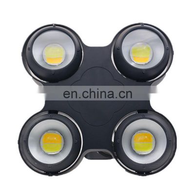 Wedding stage event IP65 outdoor 4 eyes/4x100w led cob blinder light audience blinder 4x100w waterproof