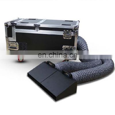 2021 new wedding party dual heads/pipes/outputs 3000w low fog smoke machine water based