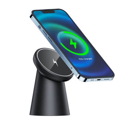 Vertical Switching Magnetic Wireless Charger Mobile Phone Holder Fast Wireless Charging