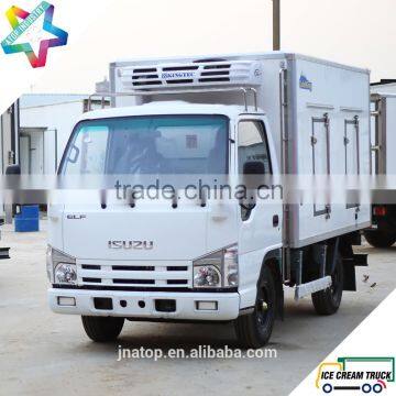Light Duty NPR Chassis Multi-temperature Refrigerated Truck Body Reefer Truck