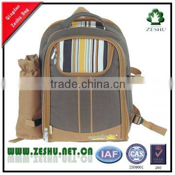 outdoor picnic lunch cooler bag for 4 person/people