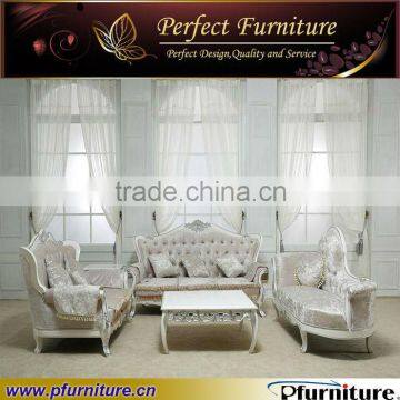 Luxury Fabric Neoclassic Sofa PFS3662