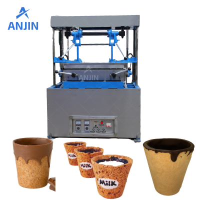 Semi-Automatic Edible Coffee Cup Making Machine