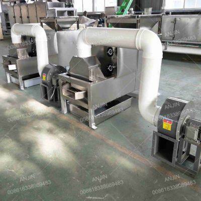 Automatic Cocoa Bean Peeling Machine Roasted Peanut Peeler Nut Skin Removing Machine photo-2