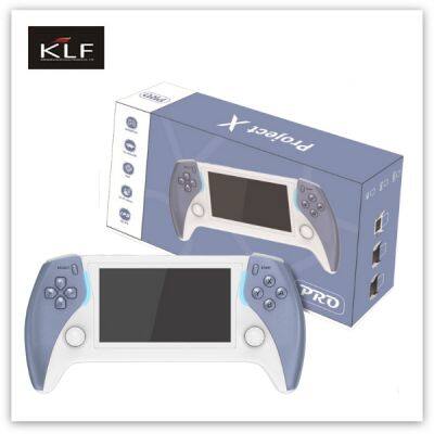 2025 newest Project X Pro Game Console Kids Gifts 4.3inch IPS Screen 3D Handheld Video Game Player With 3200mAh Battery