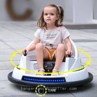 Kids 12v Electric Bumper Car Kids Remote Control Ride Car Kids Electric 360 Degree Rotation With Lights 2-15 Years Old photo-2