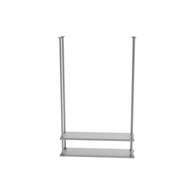Industrial Steel Wall Hanging Shelf With Powder Coated Finish for Workshop Use