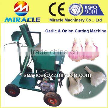 Garlic top and tail remover and cutting machines for garlic planting farm