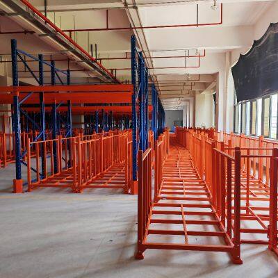 Industrial Heavy Duty Adjustable Metal Shelving Rack for Warehouse Supermarket Tire Fabric Roll Display